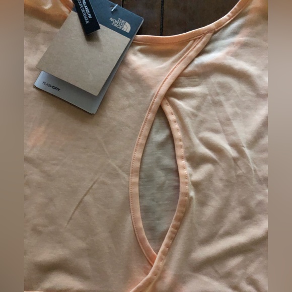 NWT The North Face Wanderer Crossback Shirt Plus Sz 3X in Apricot Peach - Picture 10 of 11